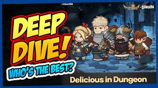 🔥Deep Dive Test on ALL 4 New Collab Heroes Delicious in Dungeon Seven Knights Idle 🚀 [upl. by Vudimir]