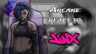 Past Arcane react to Jinxpowder1×part unica [upl. by Yobybab567]