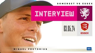 INTERVIEW Migael Pretorius reflects on crazy 20 wicket day [upl. by Mercer545]