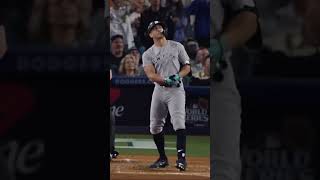 Giancarlo Stanton silences the crowd after a No Doubt home run￼🤫🤓mlb [upl. by Norrahc]