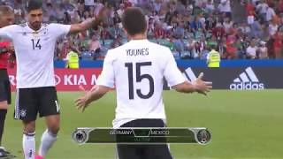 Germany advance to Confederations Cup final with 41 win over Mexico [upl. by Nevart80]