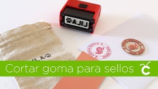 Cortar sellos con Cricut Maker [upl. by Gaby]