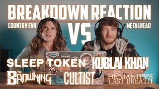 METALHEADS vs NONMETALHEADS Breakdown Reaction HEAVIEST YET [upl. by Pyszka]