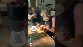 Kristin LeVier  PowerCarving Wood Workshop [upl. by Painter]