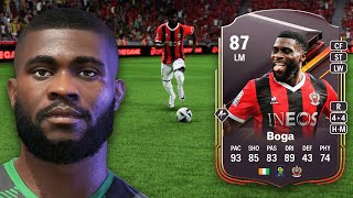 87 STORYLINE JEREMIE BOGA OBJECTIVE PLAYER REVIEW  EA FC 24 ULTIMATE TEAM [upl. by Premer556]