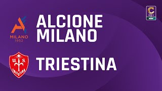 Alcione Milano  Triestina 10  Gli Highlights [upl. by Aneehsyt524]