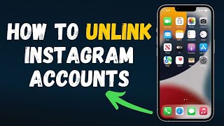 How to unlink Instagram from Facebook in 2024 NEW UPDATE [upl. by Yenhoj]