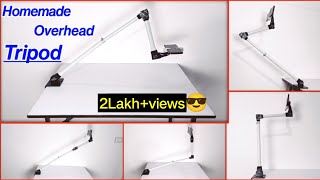 Homemade Overhead Mobile Tripod💥😲 how to make tripod at home  homemade tripod for mobile  tripod [upl. by Sucram]