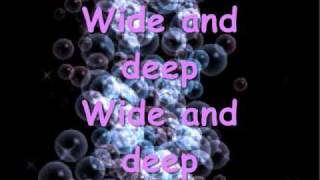 Deep and Wide with lyrics  Cedarmont Kids [upl. by Garnette378]