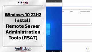 5a  Install Remote Server Administration Tools RSAT in Windows 10 Pro 22H2 [upl. by Immij]