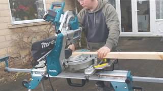 Makita 10 Inch Mitre Saw Review LS1019 [upl. by Kcirej]