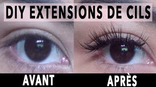 DIY Extensions de cils [upl. by Ahset]