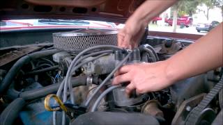 Distributor cap and rotor replacement 69 Ford Mustang [upl. by Emearg]