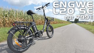 Engwe L20 SE Das eBike das alles kann  Klapprad Lastenesel amp FahrspaßGarant [upl. by Geordie]