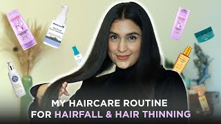 My Current Haircare Routine for HAIRFALL amp HAIR THINNING  Chetali Chadha [upl. by Kirt624]