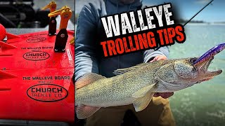 Trolling Tips amp Techniques to catch more Walleye [upl. by Airdnaed]