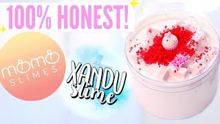 100 HONEST Famous  Underrated Instagram Slime Shop Review NonFamous USUK Slime Package Unboxing [upl. by Lebam]