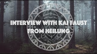 Heilung interview with front man Kai Faust [upl. by Nickolai]