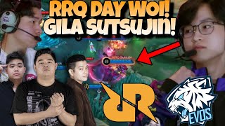 RRQ SUTSUJIN INI BOSS  RRQ DAY LETS GOOO  RRQ VS EVOS MATCH 1  MPL S14 [upl. by Topper]