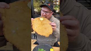 LONDONS BIGGEST SCHNITZEL ad food london schnitzel foodie [upl. by Mauralia475]