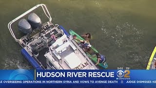 Hudson River Kayak Rescue [upl. by Etnaihc496]