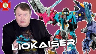 TRANSFORMERS LIOKAISER Combiner Wars Review [upl. by Ablasor]