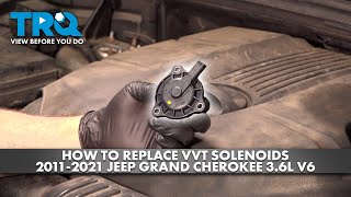 How to Replace VVT Solenoids 20112021 Jeep Grand Cherokee 36L V6 [upl. by Nutter]