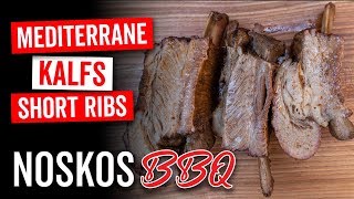 Mediterrane kalfs short ribs van de barbecue [upl. by Ahselrak]