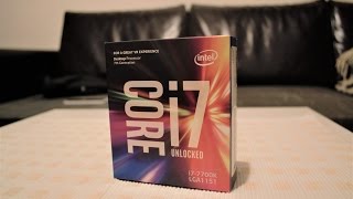 Unboxing intel i7 7700K processor [upl. by Enid619]