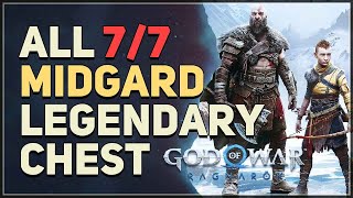 All Midgard Legendary Chest Locations God of War Ragnarok [upl. by Liborio903]