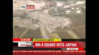 Japan Earthquake Tsunami Hits After 89 Quake [upl. by Alehcim936]