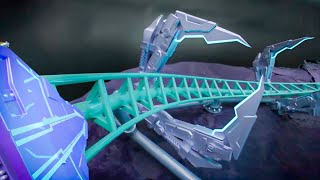 Worlds First AXIS Coaster  POV  quotTransformersquot Roller Coaster [upl. by Sharia]