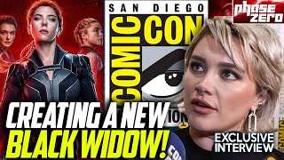 Florence Pugh On Taking Over For Scarlett Johansson  Thunderbolts  2024 San Diego ComicCon [upl. by Walters662]