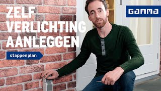 Verlichting aanleggen in je tuin  Tuinklussen  How to met GAMMA [upl. by Sej]