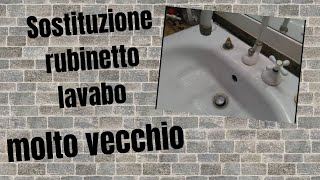 Come sostituire il rubinetto lavabo di parecchi anni più sifone e saldatura [upl. by Singhal587]