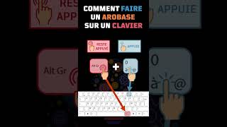 Comment faire un arobase sur un clavier dordinateur [upl. by Ahsinej]