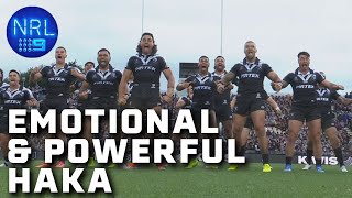 New Zealand Kiwis deliver an electrifying Haka New Zealand v Kangaroos  NRL on Nine [upl. by Lodnar944]