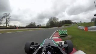 Jordan Albert  Hot Lap Of Oulton Park BRDC F4 [upl. by Salchunas]