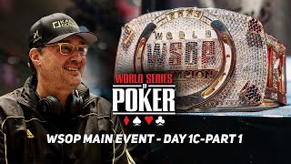 WSOP Main Event Day 1c with Phil Hellmuth [upl. by Caleb]