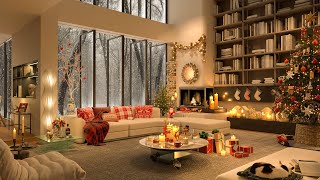 Countdown to Holiday  Jazzing Up Your Cozy Retreat for Christmas Dreams 🎄🎵Christmas Ambience [upl. by Nikal]