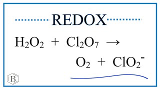 Balance the Redox Reaction H2O2  Cl2O7  O2  ClO2 in acidic and basic medium [upl. by Feola]