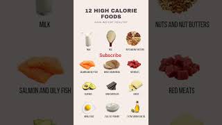 12 High Calorie Foods For Weight Gain [upl. by Amhser]