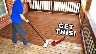 ReStain a Deck the Easy Way [upl. by Dominique]