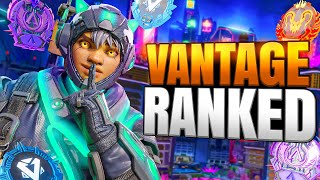 High Skill Vantage Ranked Gameplay  Apex Legends No Commentary [upl. by Arbua]