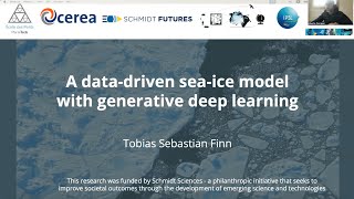 April Webinar by Tobias Finn on Surrogate modelling of seaice models with generative deep learning [upl. by Auhso]