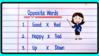 20 Opposite Words  Opposite Words In English  Opposite Words  Opposite word In English [upl. by Ebby]