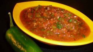 Fresh Homemade Salsa Recipe  Show Me The Curry [upl. by Gnehc]