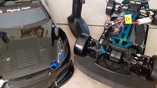 HSP 4WD 110 Brushed Drift Car Quick Indoor Test Run [upl. by Gnuhc]