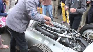 1938 Mercedes W154  Crazy revs acceleration and walkaround at Goodwood 2013 [upl. by Bensky]