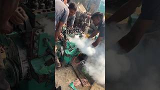 Part 1👆🏻 Combustion ❌ after overhaul and fitting new parts dieselgenerator cummins [upl. by Anavas]